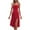 #45-Red Dress, variant on Rvkxad Women Summer Dresses Sleeveless Dresses Cocktail Party Sundresses Spaghetti Straps High Waist Split Midi Bodycon Loose Casual Dress Womens Gifts Blue M