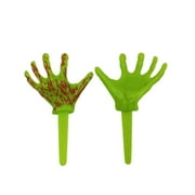 Oasis Supply Cupcake/Cake Halloween Monster Hand, 2 1/2-Inch, Green/Red, 12-Pack
