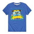 thumbnail image 2 of Pete The Cat - Wheels On The Bus Multi - Toddler Short Sleeve Graphic T-Shirt, 2 of 6