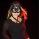 thumbnail image 5 of Máscara de gato de cuero para mujer Máscara de mujer Máscara de media cara sexy Máscara veneciana Fiestas Mascarada Máscara de bola Cosplay Accesorios de disfraces Fiesta de Halloween Negro TUNC Sencillez, 5 of 5