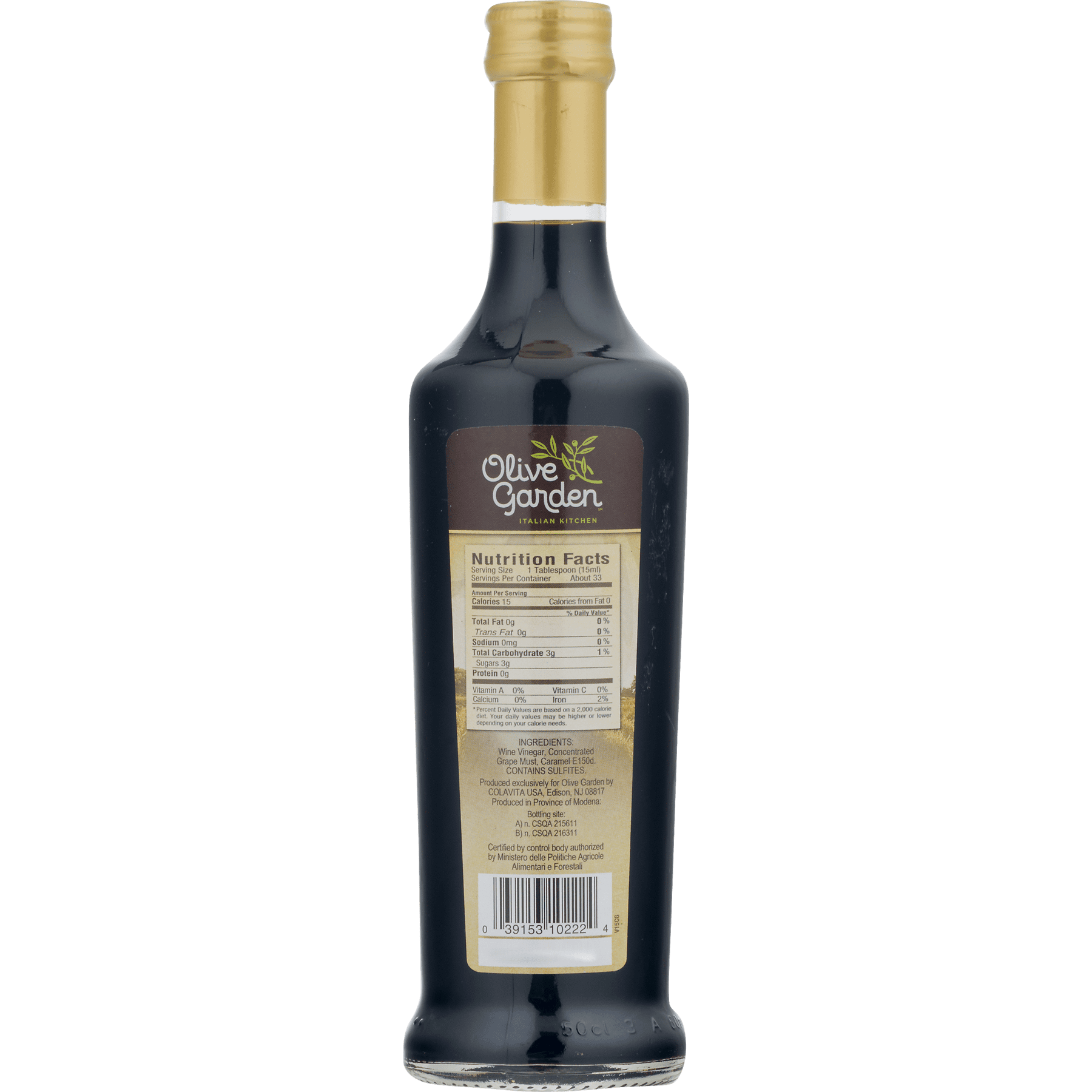 Olive Garden Balsamic Vinegar Of Modena 17 Fl Oz Walmart Com