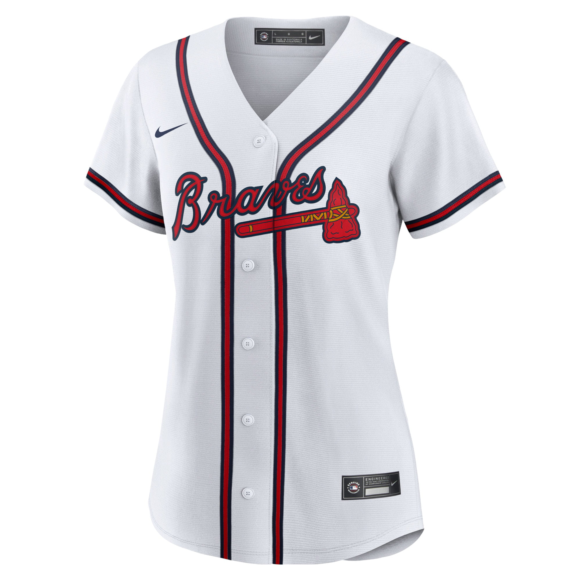 womens red braves jersey