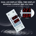 thumbnail image 2 of 63A 220V Din Rail Adjustable Over Voltage and Under Voltage Protective Device Protector Relay Over, 2 of 8