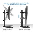 thumbnail image 4 of Mount-It! Adjustable Height Desk Monitor Tilt Mount, 4 of 6