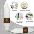 thumbnail image 4 of XINAOBAOLUO 4-Pack Snowman Design Christmas Candles, Holiday Taper Candles for Home Decor and Gifts, 4 of 5