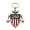 B, variant on USA 250th Anniversary Keychain American 250 Years Acrylic Keychains Independence Day Patriotic Keepsake Pendant for Backpack Car Home Decor and Holiday Gifts