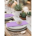thumbnail image 5 of Purple Pink Cloth Napkins Set of 6 Reusable Dinner Napkins, Geometric Vertical Striped Solid Rainbow Cocktail Napkin Washable Table Napkins for Wedding/Holiday Party/Baby Shower 20"x20", 5 of 7
