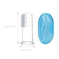 thumbnail image 2 of 9pcs Baby Finger Toothbrush Silicone Oral Cleaning Brush with Storage Boxes, 2 of 4