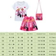 thumbnail image 2 of Princess Peach Girls Pink Skirt 2Pcs/Set Cartoon Short Sleeve T-Shirt Kids TuTu Skirt Party Dance Dress Outfit, 2 of 2