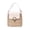 B, variant on bravefron Small Straw Bucket Bags for Women Bucket Summer Beach Shoulder Bags Crossbody Bags Lady Travel Purses and Handbags Female Shoulder Simple Bag