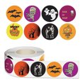 thumbnail image 1 of 500 pegatinas de Halloween para niños, pegatinas para bolsas de golosinas, pegatinas autoadhesivas redondas para vacaciones, 1 of 7