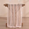 thumbnail image 4 of Chiffon Table Runner 28.4x120.1 Inches Sheer Wedding Runner Romantic Rustic Table Runner for Wedding Party Baby Shower Decorations,Light Peach, 4 of 7