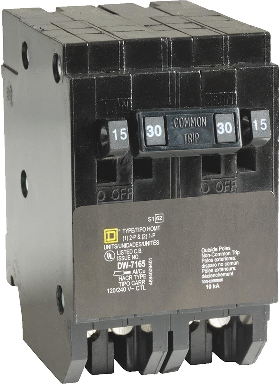 NEW SquareD Homeline CSED 30-Amp 2-Pole 120/240 Volt Circuit-Breaker Load-Switch 