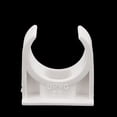 thumbnail image 2 of Unique Bargains 6 Pcs 23mm Diameter PVC Water Tube Pipe Clamps Clips Connectors White, 2 of 5