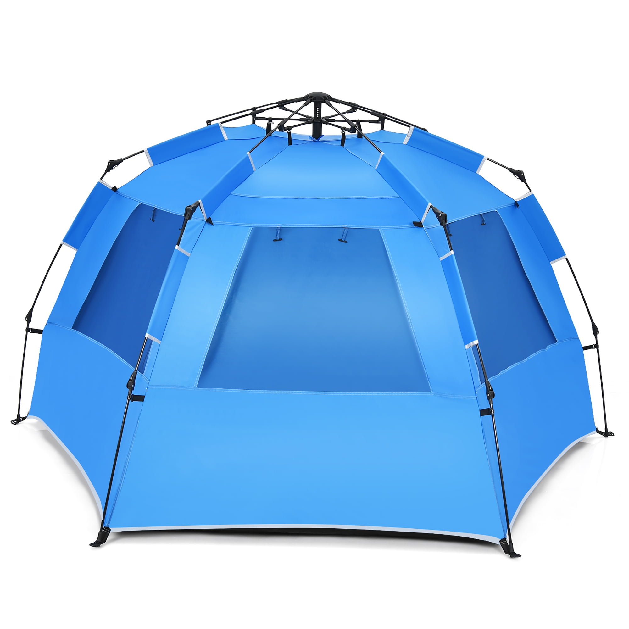 【予約】 3-4 Costway Person 50Plus UPF Tent Beach Up Pop Easy アート・デザイン・音楽