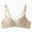Beige, variant on Sexy Lace Push-Up Bralette Top for Women - Soft Steel Ring Adjustable Support with Thin Straps, Front Strappy & Breathable Lift for Sports & Everyday