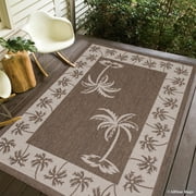 Lavish Home Palm Trees Green 5 ft. x 7 ft. 7 in. Indoor/Outdoor ... Lavish Home Palm Trees Green 5 ft. x 7 ft. 7 in. Indoor/Outdoor ...
