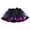 Purple, variant on Cathalem Girl Skirt Toddler Girls Layered Tutu Skirt Sparkling Sequin Tulle Dance Skirts (Purple,S)
