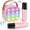 2 mic-pink, variant on Adofi Toy Microphone for Kids, Toddler Microphone for Singing, Karaoke Machine for Girls, Portable Kids Microphone with 2 Bluetooth Microphones, Kids Microphone for Girls