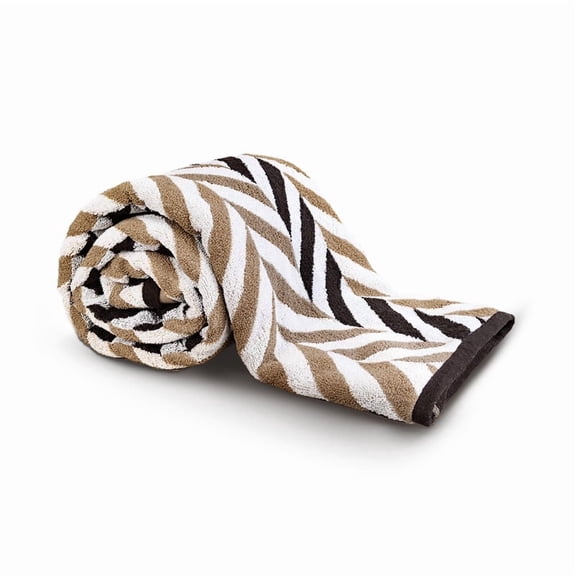 Toalla Medio Baño Jacquard colores varios, 140x70cm - Suave Y Absorbente- Mod. IBIZA-BEIGE
