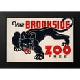 thumbnail image 2 of WPA 24x17 Black Modern Framed Museum Art Print Titled - Brookfield Zoo - Panther, 2 of 5