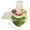 White Stone Tan, variant on Bentgo® Glass All-in-One Salad Container - Large 61-oz Salad Bowl with Lid, 4-Compartment Bento-Style Tray, Sauce Container & Fork - Dishwasher, Microwave, and Oven Safe - White Stone Tan