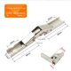 thumbnail image 4 of Bisagra plegable de acero inoxidable para estante, soporte de mesa oculto, accesorios para muebles, estantes plegables, 90/180 grados, 2 uds., 4 of 5