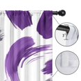 thumbnail image 4 of Blackout Kids Curtains,Purple and Grey Abstract Art Artwork Childrens Insulated Curtains Set Of 2,Bedroom Essentials,Toddler Room Decor 42x54in(106x137cm), 4 of 4