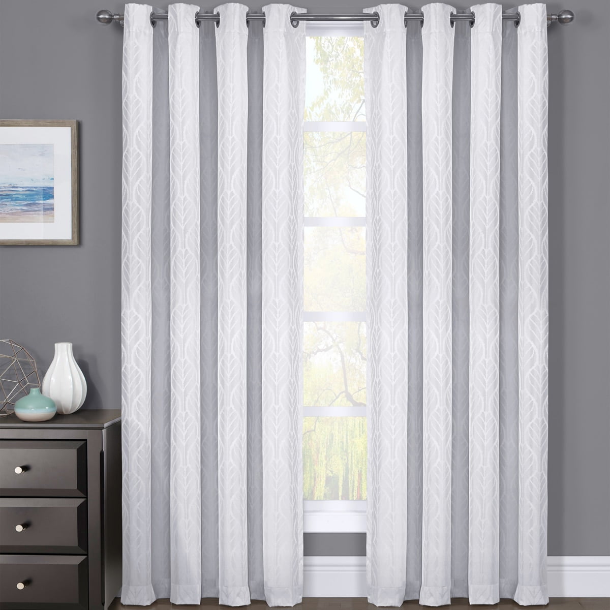 HILTON Window Treatment Thermal Insulated Grommet Blackout Curtains /Drapes PAIR 