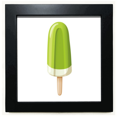 thumbnail image 1 of Mung Vert Haricot Popsicle Glace Douce Noir Cadre Carré Photo Mur Table, 1 of 3
