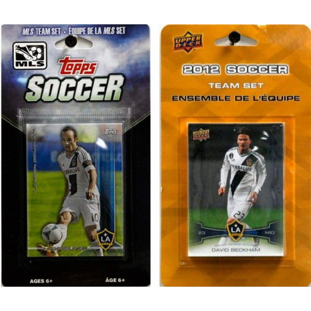 MLS Los Angeles Galaxy 2 Different Licensed Trading Card Team Sets