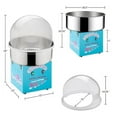 thumbnail image 2 of Cotton Candy Machine – Flufftastic 1000W Floss Maker with Dome Shield and Stainless-Steel Pan – Party Treat Maker by Great Northern Popcorn (Blue), 2 of 2