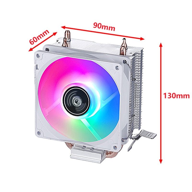 PC Air-Cooled Radiator CPU Cooling Fan 2/4/6 Heat Pipe Cooler Installing LGA2011 x79 x99 E5 2066 2099 115x 1200 1700 i5 i7 AMD