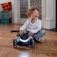 thumbnail image 4 of Jetson Mini 3 Wheel Light Up Scooter Adjustable Kick Ride On Toy for Kids, Black, 4 of 7