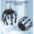 thumbnail image 4 of Electric Head Scalp Massager with 8 Vibration Contacts  3 Modes  Wireless Portable Head Vibration Machine for Stress, 4 of 8