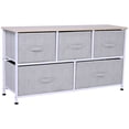 thumbnail image 2 of HomCom Steel Floating Shelves, 43.23" x 14.15", Gray, 2 of 9