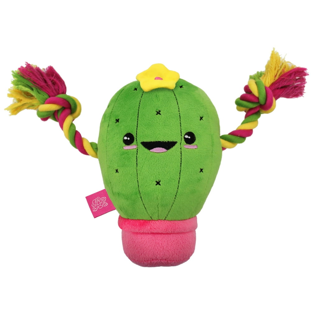 Pets First LaurDIY Plush Cactus Toy for Dogs and Cats, Heavy Duty Toy