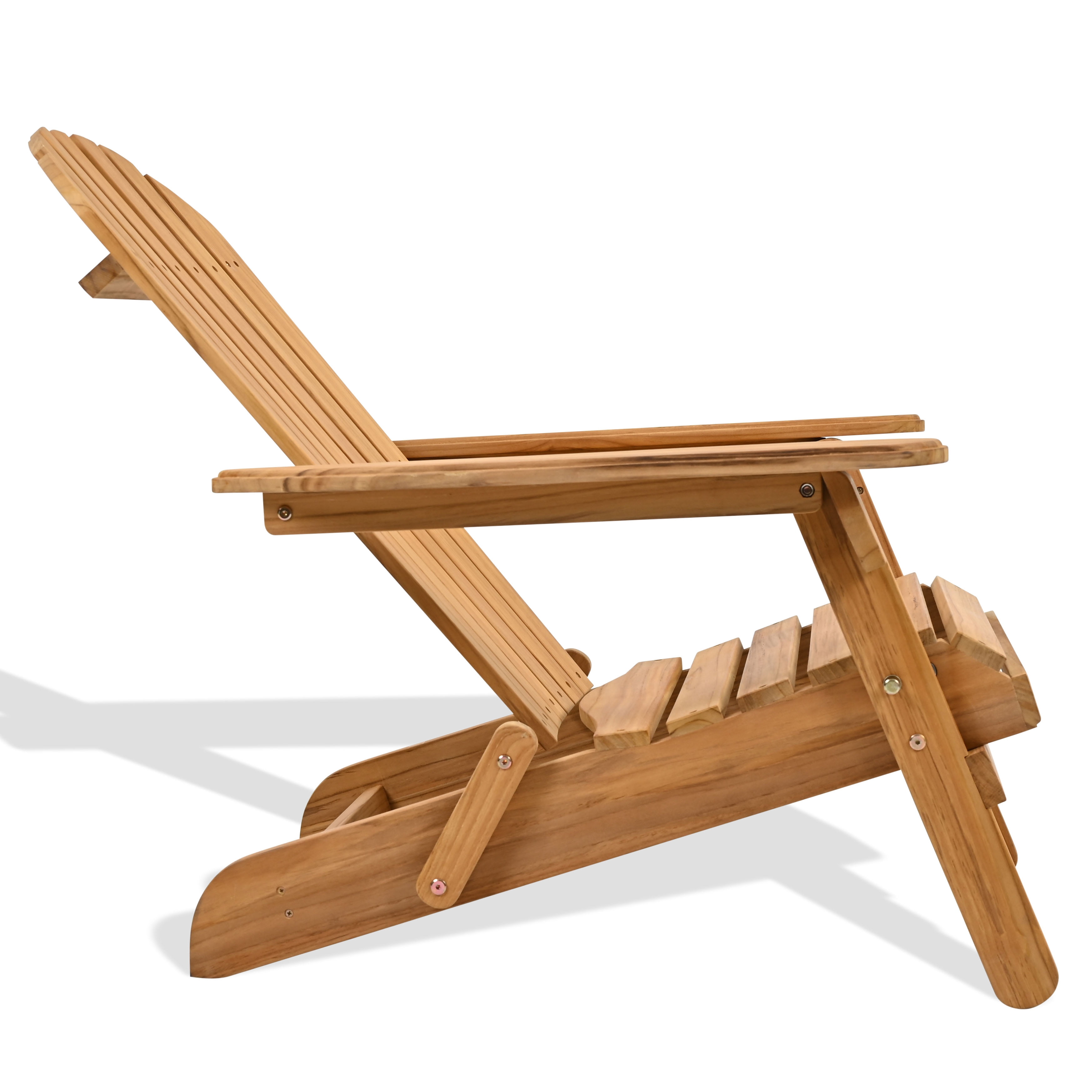 Safavieh Couture Alani Teak Adirondack Chair, Natural