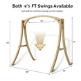 thumbnail image 6 of Ktaxon Heavy Duty Swing Frame, 1000lb Capacity A-Frame Stand for Indoor Outdoor Use, Natural, 6 of 10