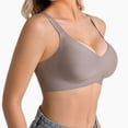 thumbnail image 4 of LPZOOGU Womens Jelly Bras Seamless Deep V Bralette Wireless Bra Comfortable with Support and Lift no Underwire, 4 of 5