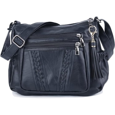 Verstarlin Crossbody Bags For Women Pocketbooks Soft PU Leather Purses and Handbags Multi Pocket Shoulder Bag