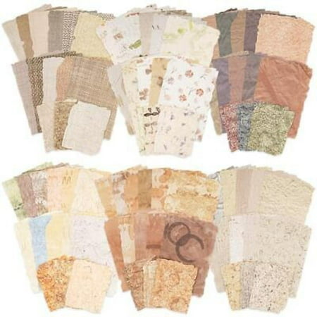 168 pcs Scrapbook Paper and Embossed Textured Paper Assorted Set – 6 Pack Mixed