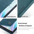 thumbnail image 6 of Dteck Wallet Case For OnePlus 8 Pro, Premium PU Leather Wallet case Magnetic Flip Folio [Kickstand Feature] with ID & Credit Card Pockets, Blue, 6 of 6