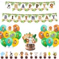 thumbnail image 1 of Set de decoración de cumpleaños Jungle Safari Animal, 33 piezas, 1 of 2