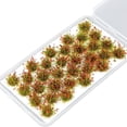 thumbnail image 4 of TISHITA 32 Pcs de Fleurs Miniatures en Grappe pour Kits de Construction de Modèles Sable Automne Rouge, 4 of 8