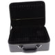 thumbnail image 3 of Caja organizadora para exhibición de joyas de material cuero PU portátil, soporte de almacenamiento para anillos con cremallera, 31x22,5x11,2 cm Negro Fernando Almacenaje del organizador de la joyería, 3 of 8