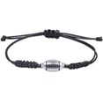 thumbnail image 1 of Pulsera de rugby ajustable con charm de rugby, pulsera de aleación para niños, niñas y jóvenes, regalo, pulsera deportiva de rugby tejida a mano, popular para fiestas y equipos, 1 of 5