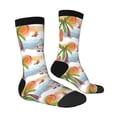 thumbnail image 4 of Yiaed Gnome and Surfing Print Great elasticity Crew Socks Sports socks for Men and Women, 4 of 5