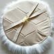 thumbnail image 4 of Almohadillas de piel sintética esponjosas con hebillas, cojines redondos de Gris blanco 30cm, 4 of 8