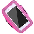 thumbnail image 4 of Moyic Funda deportiva para brazalete, soporte para teléfono de 6,3 pulgadas para mujer, hombre, en la mano, bolsos para teléfono inteligente, Teléfono y Comunicación Rosado, 4 of 8